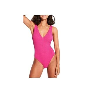 Seafolly Hot Pink One-Piece Swimsuit